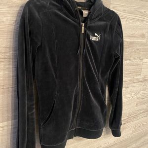 Puma Velvet zip up sweatshirt